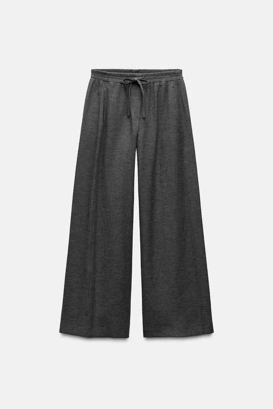 PANTALÃO GRANDE COM CINTURA ELÁSTICA