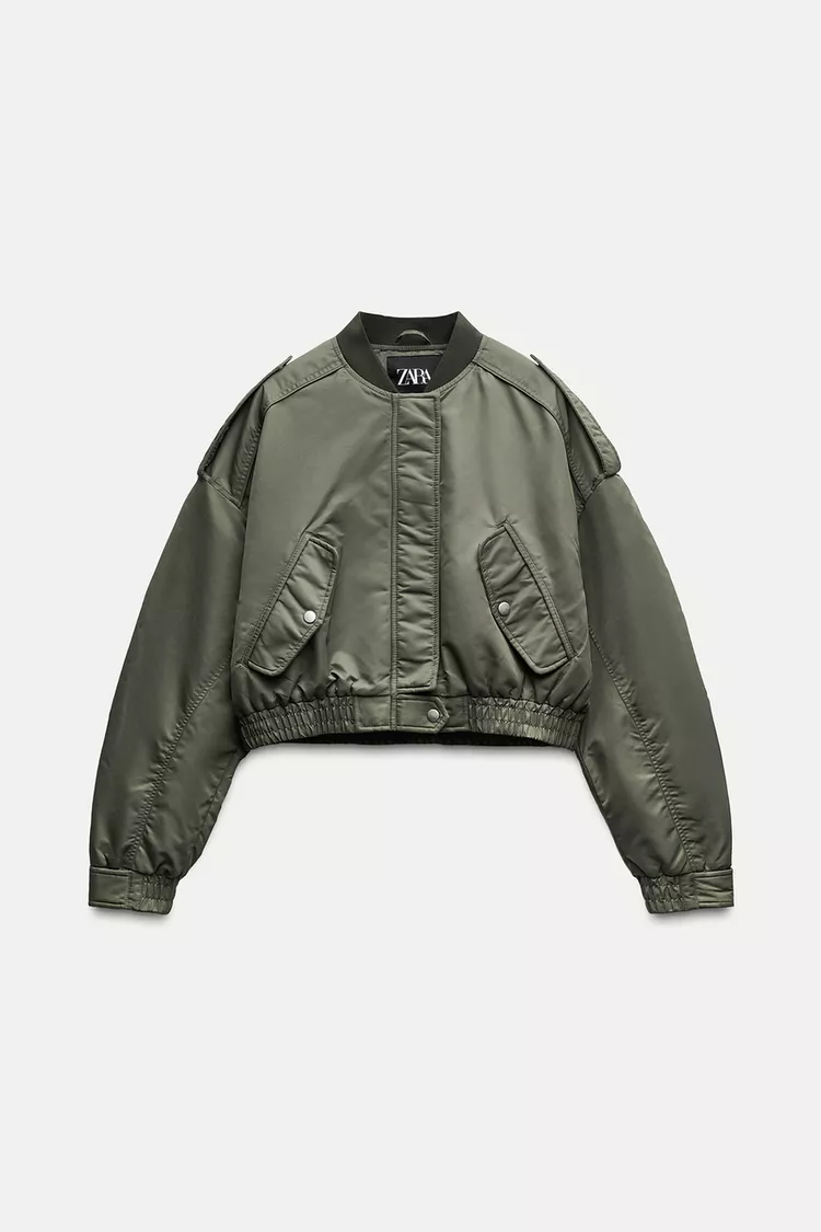 BLOUSON AVIADOR COM BOLSOS