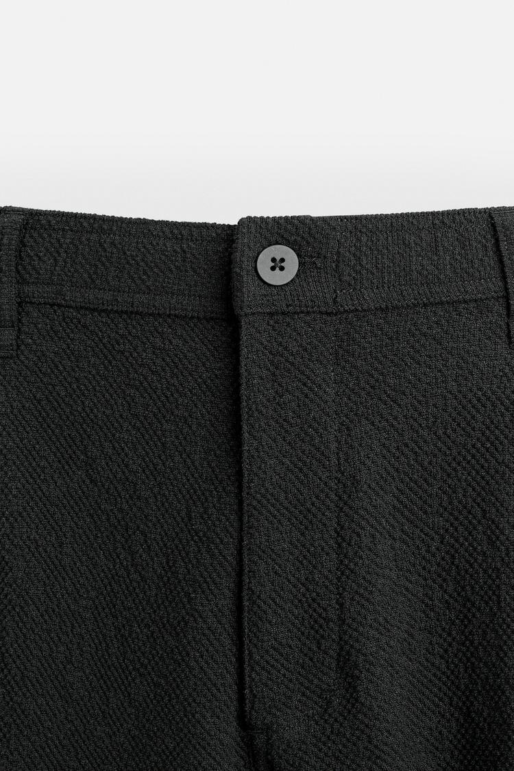 PANTALÃO DE TEXTURA COM PLEATS